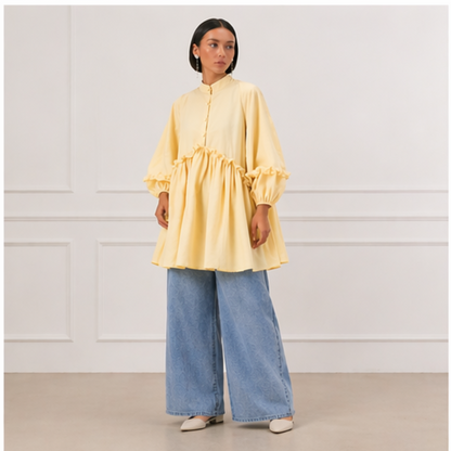 The Yasmine Tunic — Floral Linen