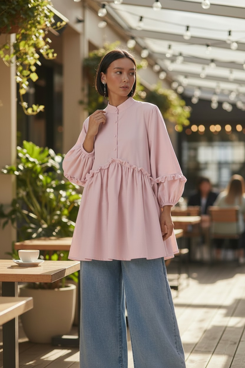 The Yasmine Tunic — Floral Linen