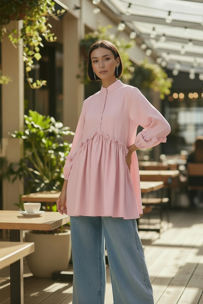 The Yasmine Tunic — Floral Linen