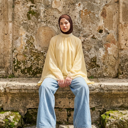The Amira Blouse – Airy Flow