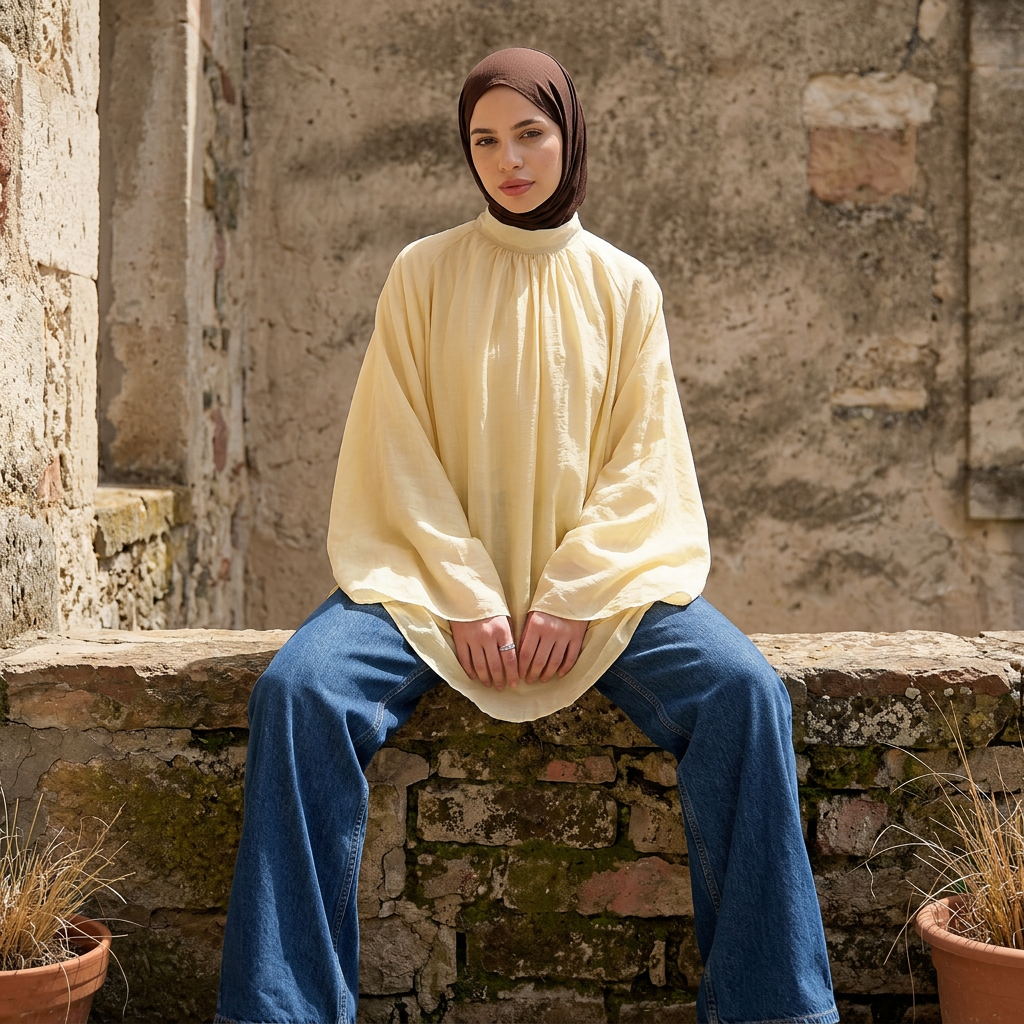 The Amira Blouse – Airy Flow